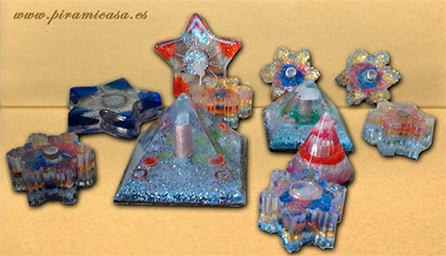 Orgonites variados