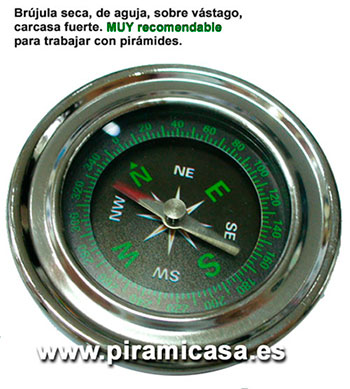 Brújula ideal para orientar pirámides